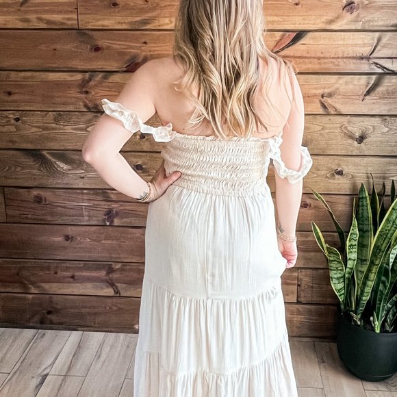 THE SIENNA IVORY DRESS - Picture 4 of 14